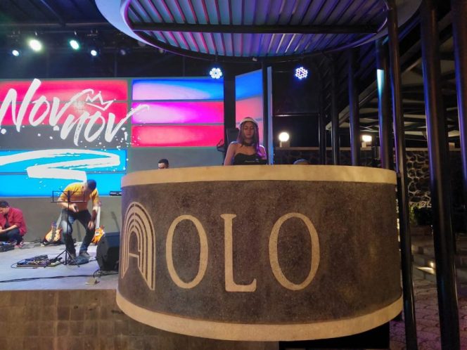 
 DJ NovNov menghibur para pengunjung yang datang ke Paolo Fest Kota Batu. (Eko)