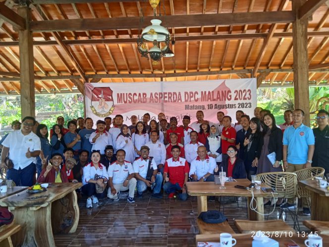 
 Asperda Indonesia DPC Malang Raya saat menggelar Muscab bersama sekaligus melantik ketua baru. (Yan)