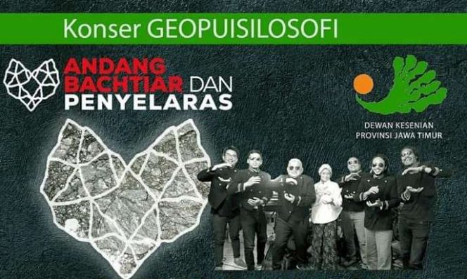 
 Poster Konser Kataklastik Budaya Jawa Timur di Surabaya dari  Andang Bachtiar dan Penyelaras. (ist)