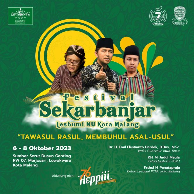 
 Poster kegiatan Festival Sekarbanjar. (ist)