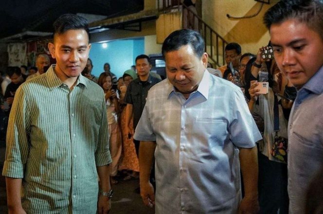 
 Momen kebersamaan Prabowo Subianto dengan Gibran Rakabuming beberapa waktu lalu. (ist) 