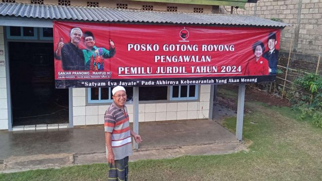 
 Salah satu Posko Gotong Royong DPC PDI Perjuangan Kabupaten Malang. (ist) 