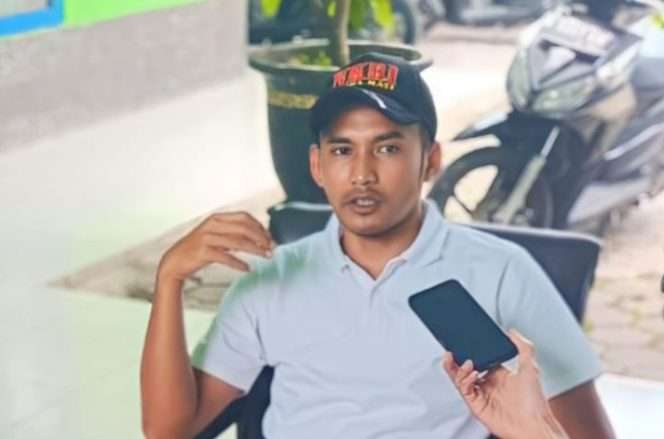 
 Kepala Desa Kalipare Saiful Anwar saat memberikan keterangan terkait dukungan Event KCF. (ist)
