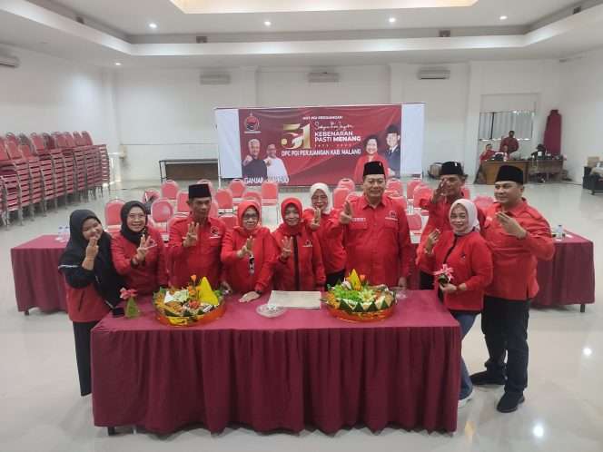 
 PDI Perjuangan bertekad mempertahankan 3 pilar di Kabupaten Malang. (bacamalang/Dhimas)