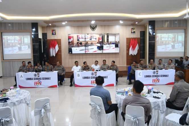 
 Pelaksanaan lomba cerdas cermat dalam rangka HPN 2024 yang digagas Jurnalis Polres Malang. (ist) 