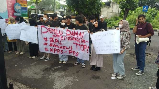 
 Mahasiswa Apresiasi Pemilu Damai di Kabupaten Malang. (ist) 