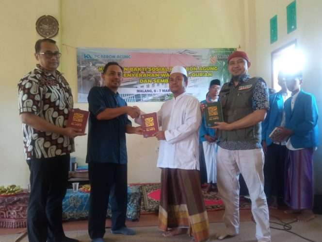 
 PG Kebon Agung targetkan pembagian sejuta alquran sejak tahun 2020 silam. (ist) 