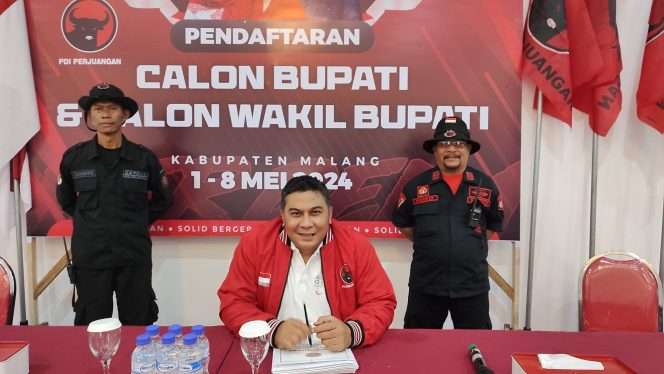 
 Wakil Ketua DPC PDI Perjuangan Kabupaten Malang, Abdul Qodir, saat ditemui beberapa waktu lalu. (ist) 