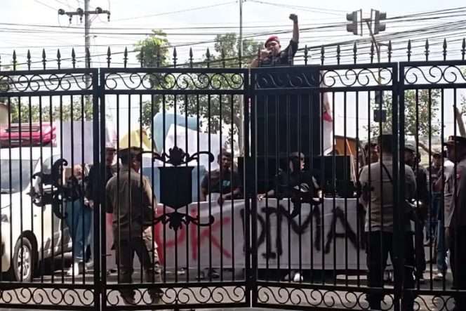 
 GRIB Jaya Malang saat melakukan aksi unjuk rasa beberapa waktu lalu. (ist) 