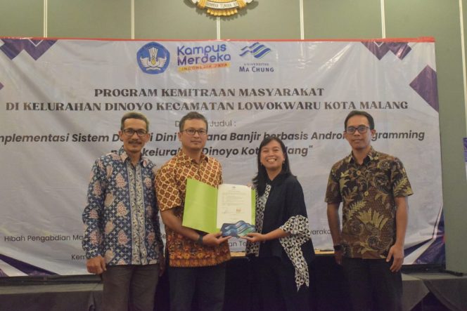 
 Kerjasama Universitas Ma Chung dan Kelurahan Dinoyo melalui proyek 