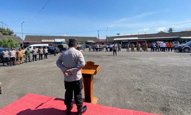 
 Pemerintah Kecamatan Dampit, Kabupaten Malang, menggelar Apel Siaga Bencana Gabungan Tahun 2024.(Dok Kecamatan Dampit)