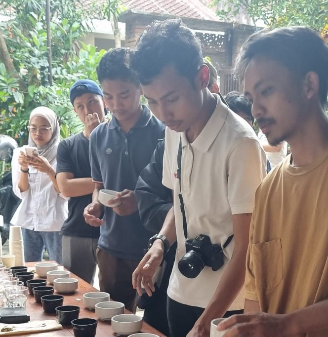 
 Pengenalan cita rasa khas dari produk-produk kopi di sekitar cagar biosfer di Jatim. (ist)