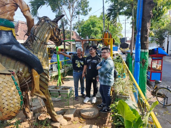 
 Taman Contong Kepanjen dikunjungi warga. (ist)