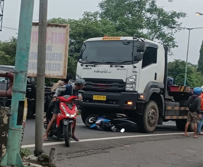 
 Kondisi kendaraan korban di lokasi kejadian. (ist)