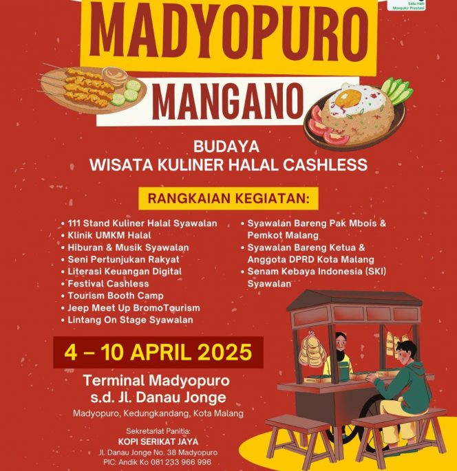 
 Flyer Madyopuro Mangano. (ist)