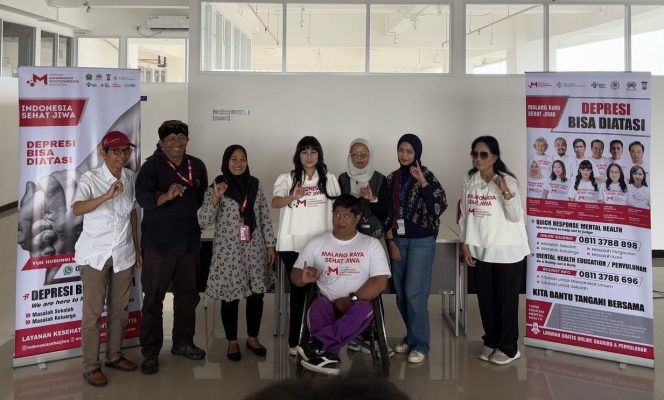 
 Gerakan kesehatan mental Malang Raya. (ist)