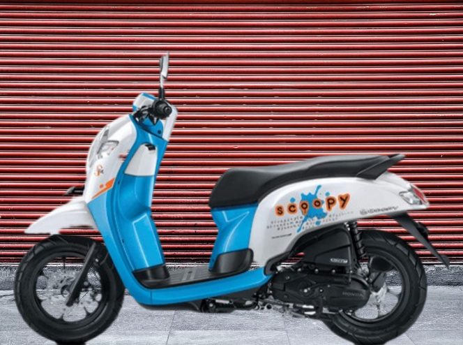 
 Sejenis ini motor korban yang hilang Scoopy biru putih. (ilustrasi)