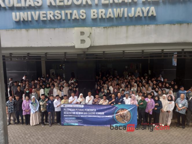 Pelepasan relawan untuk pelaksanaan pemotongan hewan kurban Idul Adha ...