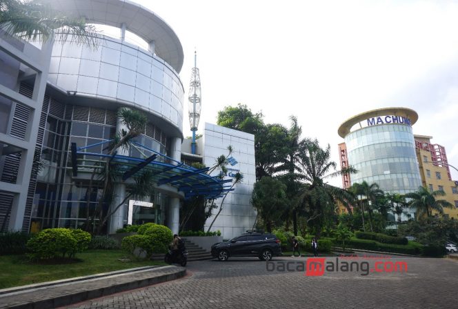 
 Gedung Rektorat di kampus Universitas Ma Chung di Villa Puncak Tidar Blok N no. 1, Karangwidoro, Kecamatan Dau, Kabupaten Malang saat ini. (Nedi Putra AW)