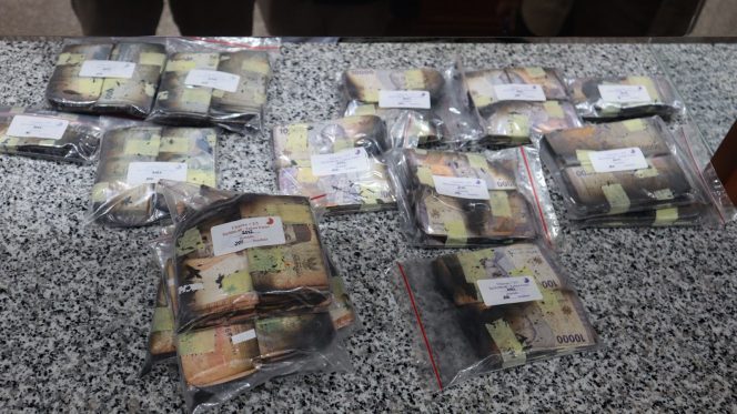 
 Uang yang terbakar seperti ini masih dapat dilayani penggantiannya oleh Bank Indonesia dengan syarat-syarat yang berlaku. (ist)