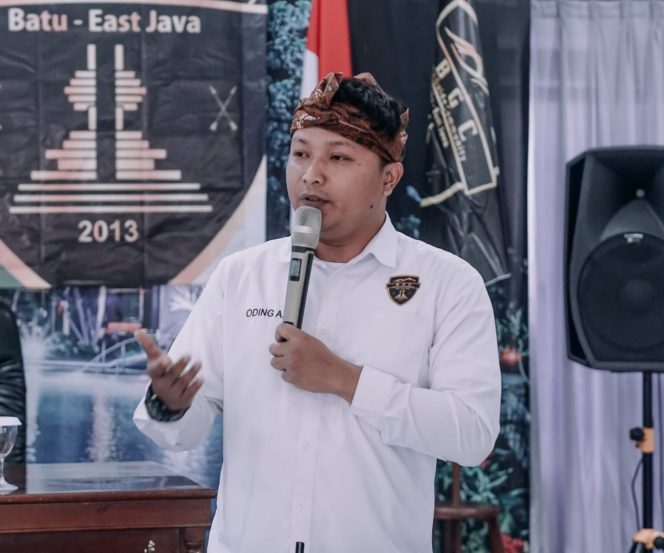 
 Oding Alfarifta Effendi, Ketua Batu Guide Community. (ist)