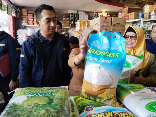 
 Satgas Pangan Kabupaten Malang melakukan Sidak di Pasar Kepanjen. (ist) 