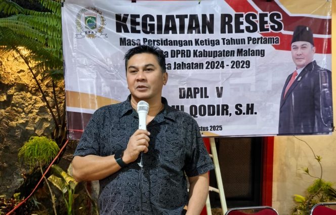 
 Ketua Fraksi PDI Perjuangan Kabupaten Malang, Abdul Qodir. (ist)