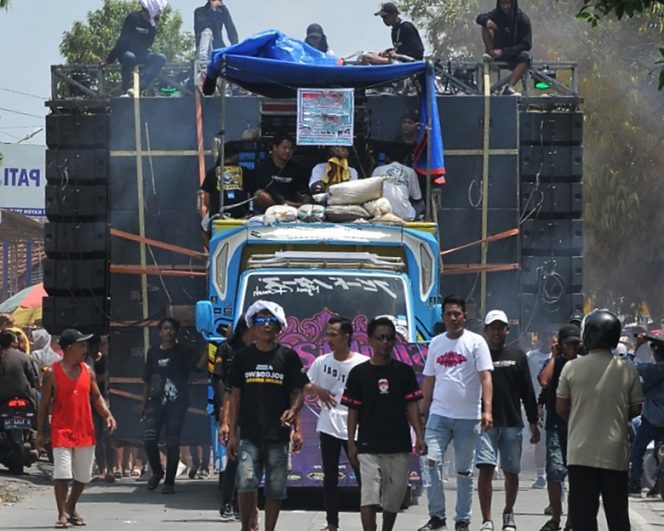 
 Karnaval sound horeg. (ilustrasi)