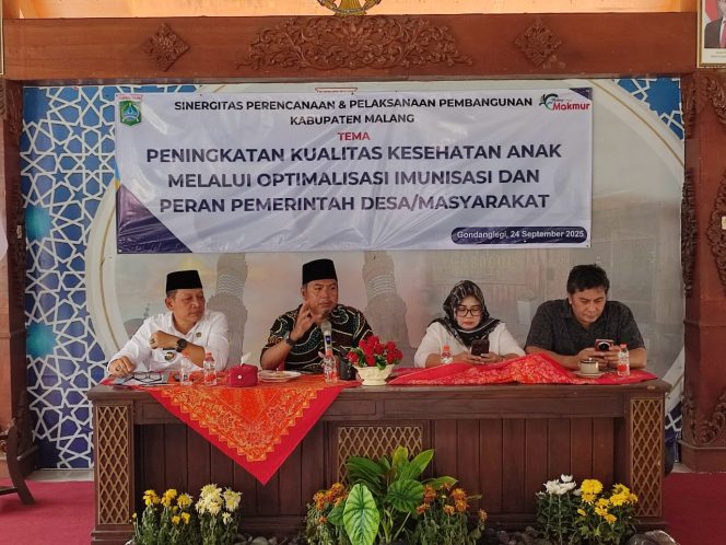 
 Kegiatan sinergitas perencanaan dan pelaksanaan pembangunan Kabupaten Malang yang digelar di Pendopo Kecamatan Gondanglegi. (ist)