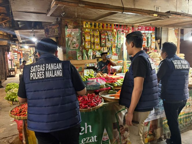
 Satgas Pangan Polres Malang pastikan stok bahan pokok aman jelang Ramadan. (ist)