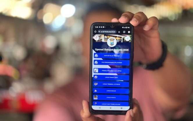
 Tampilan aplikasi Microsite, inovasi terbaru dari Polresta Malang Kota yang kini dapat diakses secara umum oleh masyarakat. (ist)