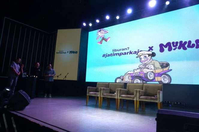 
 Launching kolaborasi Jatim Park Group dengan Muklay saat Media Gathering di Wisata Party Jawa Timur Park 3, Kota Batu, Senin (9/3/2026). (Nedi Putra AW)