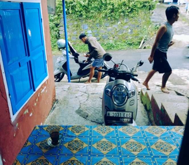 
 Lokasi kejadian motor hilang, korban memarkir kendaraan di sini. (Machfud for Baca Malang)