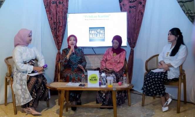 
 Wakil Bupati Malang, Lathifah Shohib, narasumber utama, mengungkapkan bahwa semangat Kartini harus diwujudkan dalam tindakan nyata, bukan hanya pencegahan, tetapi juga pemulihan mereka yang telah terluka, dalam talkshow bertajuk “Pelukan Kartini: Ruang Pulih bagi Perempuan dan Anak”memperingati Hari Kartini 2026 belum lama ini. (Humas Pemkab Malang)