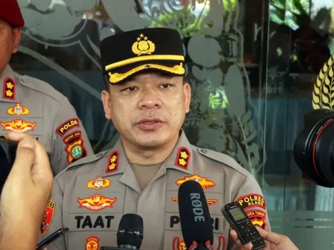 
 Kapolres Malang, AKBP Muhammad Taat Resdi, menegaskan pihaknya telah mengungkap 31 wisatawan Surabaya positif narkoba, dan berjanji menuntaskan kasus penganiayaan. (Humas Polres Malang)