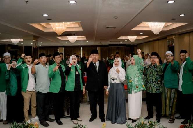 
 Berfoto bersama dalam kegiatan Musyawarah Cabang X DPC PPP Kota Malang, yang menetapkan H. Muhammad Thabrani sebagai calon Ketua DPC PPP Kota Malang periode 2026-2031. (PPP Kota Malang for Baca Malang)