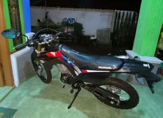 
 Sepeda motor milik korban yang dicuri maling.(Nauval for Baca Malang)