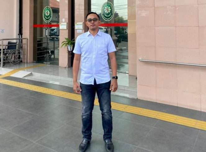 
 Kuasa hukum korban dugaan jual beli lapak PKL Alun-Alun Kota Batu, Bagas Dwi Cahyono, S.H.(Yan)