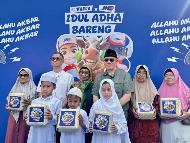 
 Sambut Idul Adha 1447H,  JNE dan TIKI gelar  kurban 30 sapi dan berbagi kepada anak yatim dan disabilitas. (ist)
