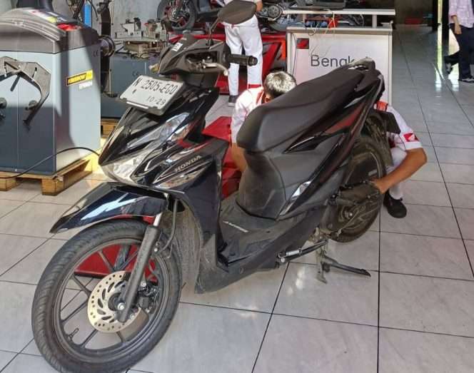 
 Motor korban yang hilang. (Bimo for bacamalang)