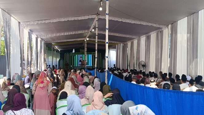 
 Peringatan Tahun Baru Islam yang berlangsung semarak di Ponpes Babussalam Pagelaran. (ist)
