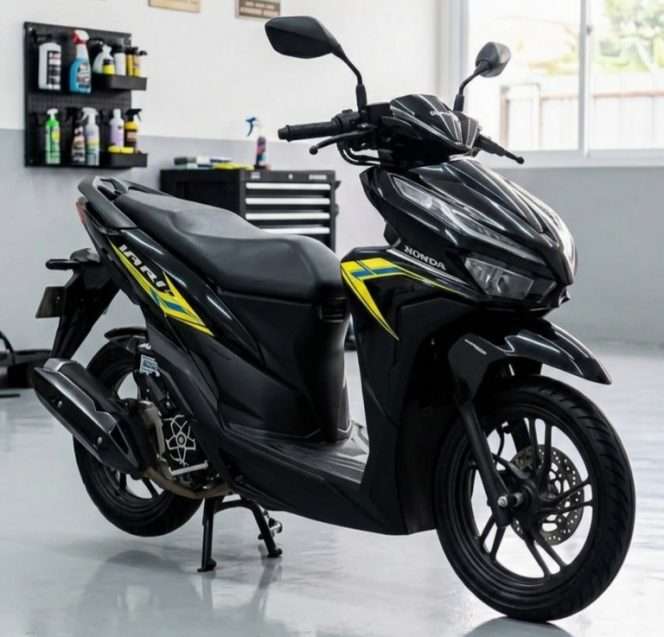 
 Motor korban yang hilang seperti ini. (ilustrasi AI Gemini)