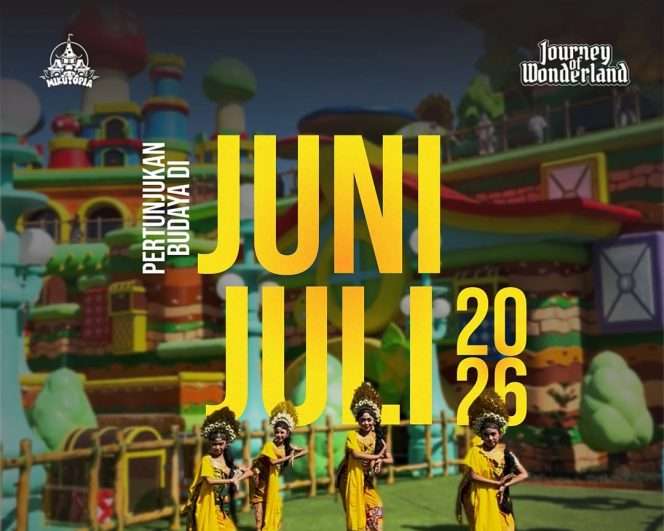 
 Pamfleat Event Journey of Wonderland yang berlokasi di Mikutopia Stage, Mikutopia. (Yan)