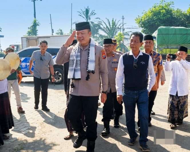 
 Kapolres Malang AKBP Muhamad Taat Resdianto meresmikan tiga fasilitas baru di Polsek Lawang, Jumat (26/6/2026), sebagai rangkaian HUT Bhayangkara ke-80. (Humas Polres Malang)