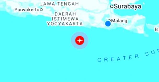 
 Wilayah Pacitan, Jawa Timur diguncang gempa bumi tektonik, getaran gempa ini juga dirasakan masyarakat di Kota Malang dengan intensitas ringan. (BMKG)