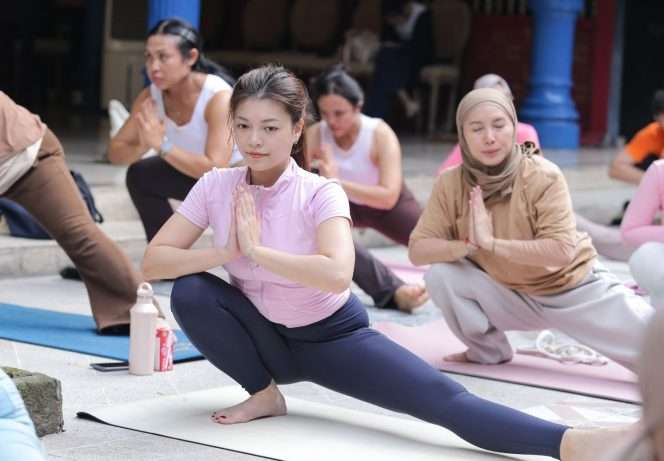 
 Sesi yoga menyambut International Yoga Day, 21 Juni 2026. (ist)