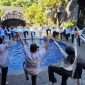 Peserta Yoga Mandala dalam International Yoga Day di Eskal Pool Aston Inn Batu, Minggu (7/6/2026). (ist)
