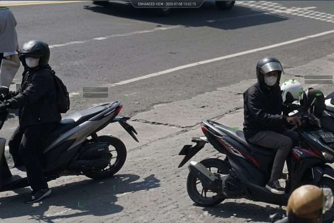
 Aksi pelaku terekam CCTV. (ist)