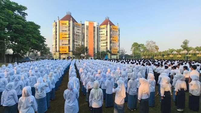 
 Sebanyak lebih dari 1.000 siswa baru mengikuti Masa Ta'aruf Siswa Baru (MATSABISA) Tahun Ajaran 2026/2027 yang resmi dibuka pada Senin (13/7/2026). (ist)