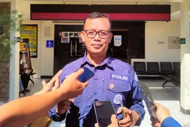 
 Kasi Humas Polres Malang AKP M. Budiono, memberikan keterangan kepada awak media.(Humas Polres Malang)